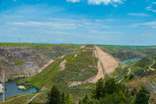 Teton River Site of Teton Dam Collapse photo