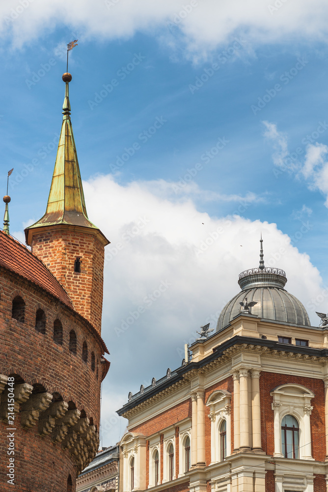 Obraz premium Stare Miasto, Old city of Krakow, Poland