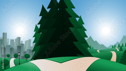 Road and City or Country Destination