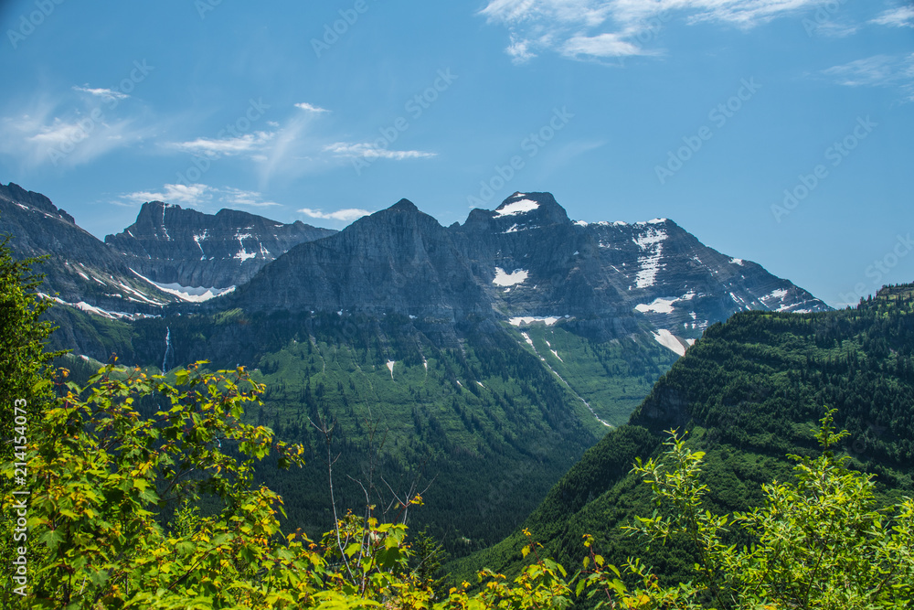 Fototapeta premium Mountain scene -- Glacier National Park