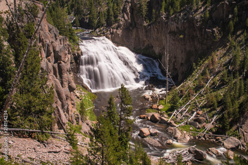 Gibbon Falls - Yellowstone National Park photo