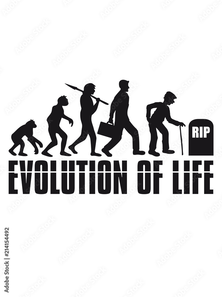 life tot grab grabstein sterben kreislauf beerdigung evolution affe stock hut gehen rücken opa großvater alt rente enkel mann geburtstag silhouette schwarz umriss schatten