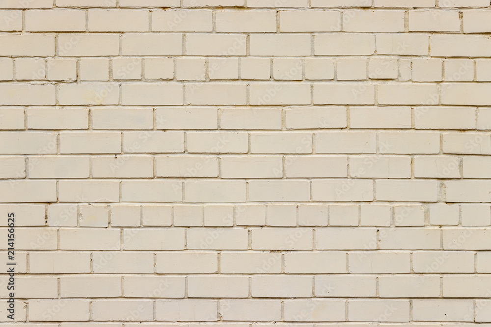 Naklejka premium White brick wall