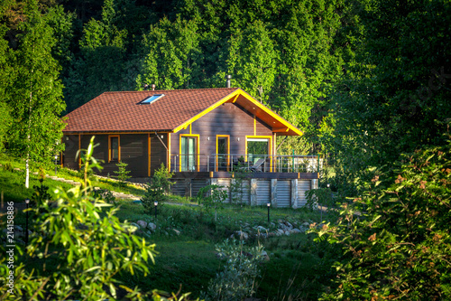 House with balcony. House i...