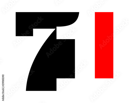 gestalt typography typeset logotype numeral numeric nominal image vector icon