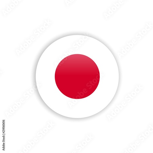 Button Japan Flag Vector Template Design Free Download Button Japan Flag Vector Template Design - GFXLoad