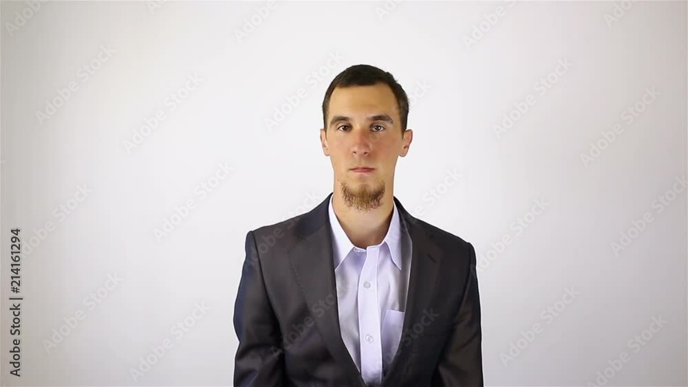 Gesture suicide, over stressed and tense businessman Gesture suicide, over stressed and tense businessman