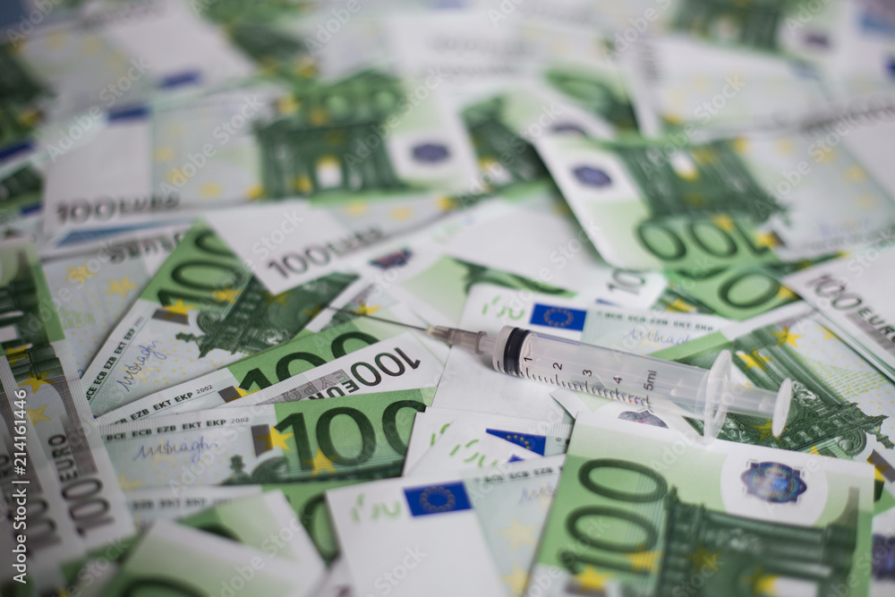 Fresh crisp euro bills Fresh crisp euro bills