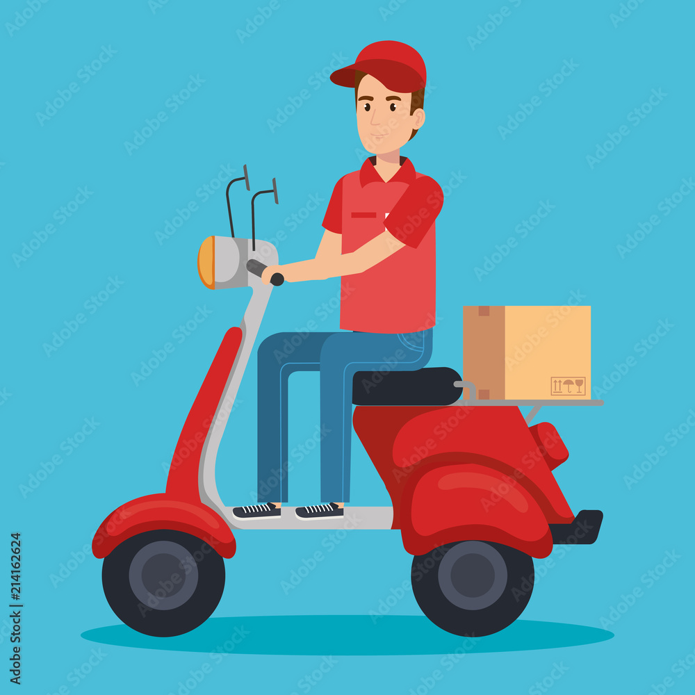 courier character delivery service icon vector illustration design courier character delivery service icon vector illustration design