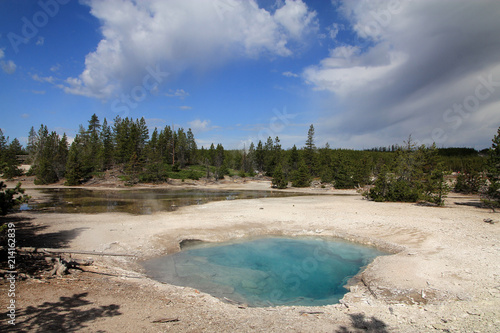 Yellowstone National Park in USA