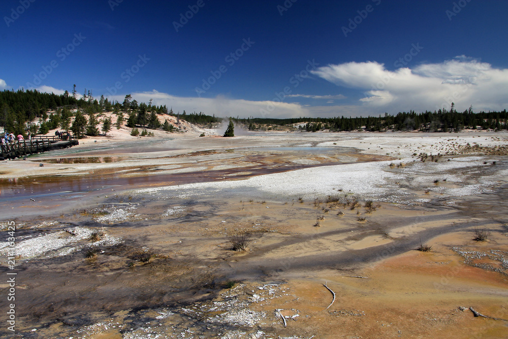 Yellowstone National Park in USA Yellowstone National Park in USA