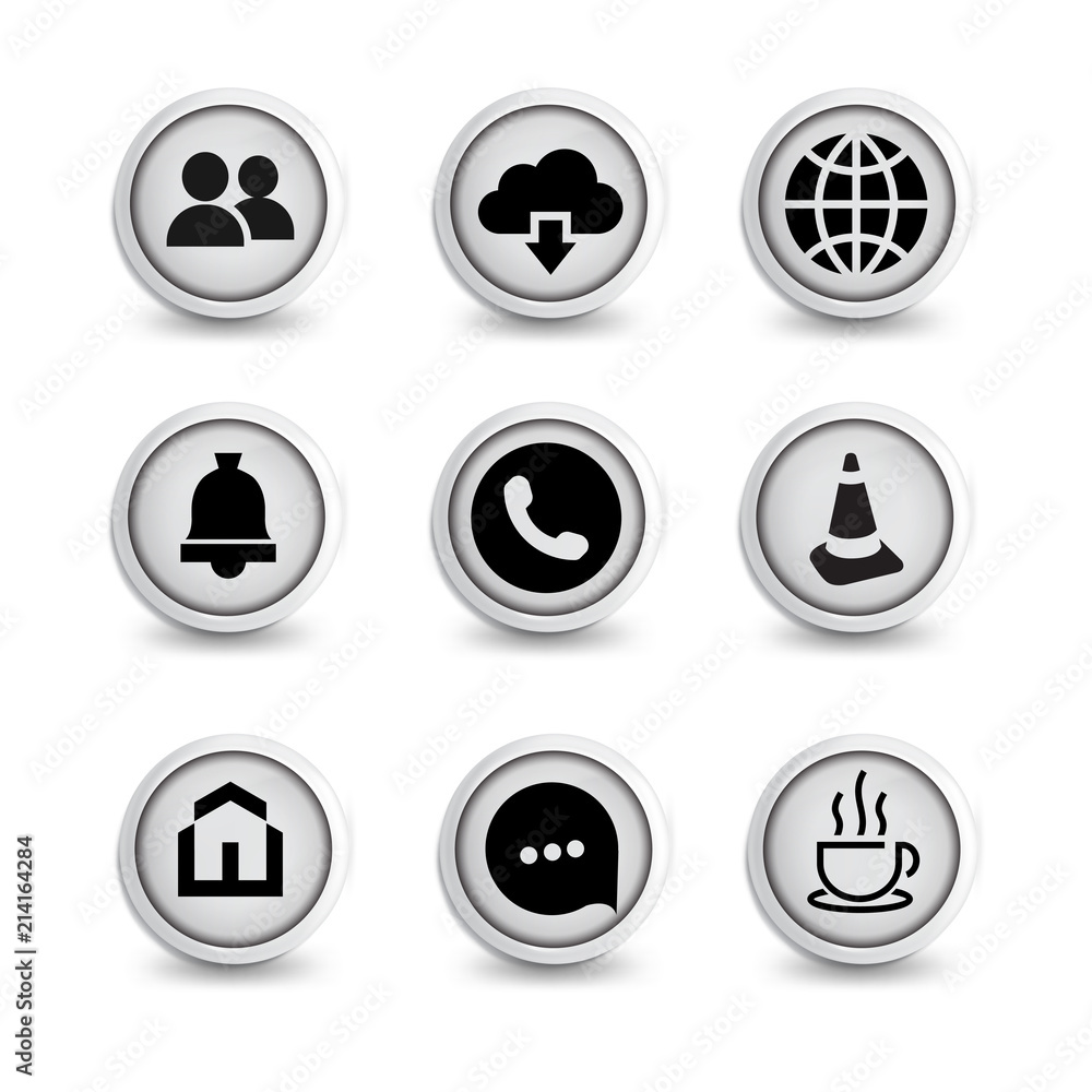 icon set vector template. icon sign element icon set vector template. icon sign element