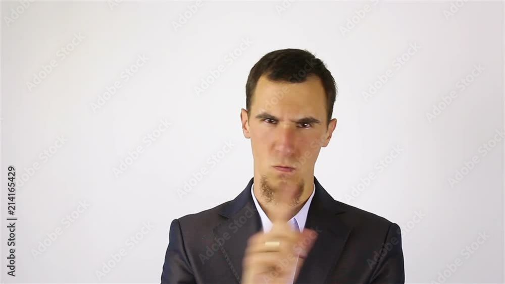 No sign, young bearded man, rejected the offer No sign, young bearded man, rejected the offer