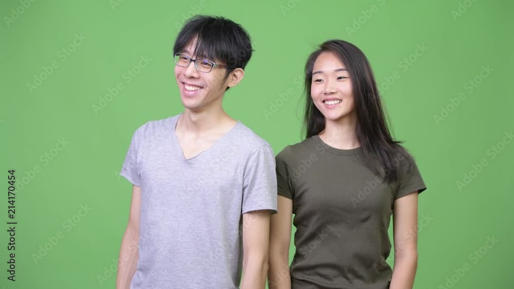 Young happy Asian couple Young happy Asian couple