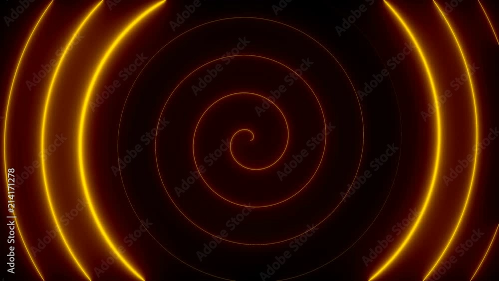 Abstract spiral neon lines, computer generated background, 3D render background Abstract spiral neon lines, computer generated background, 3D render background