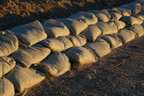 Sandbags in a Row 1