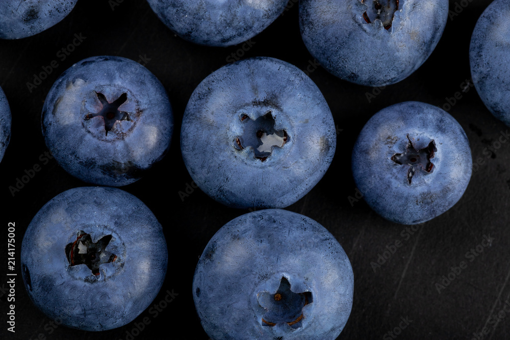 Obraz premium blueberry large ripe fresh