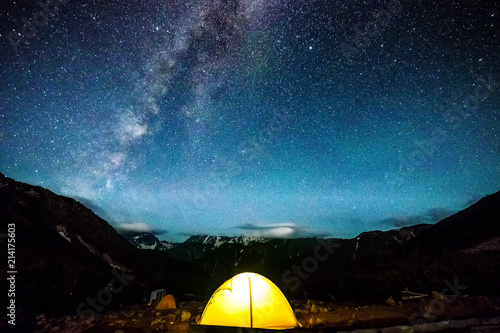 テン場の星空