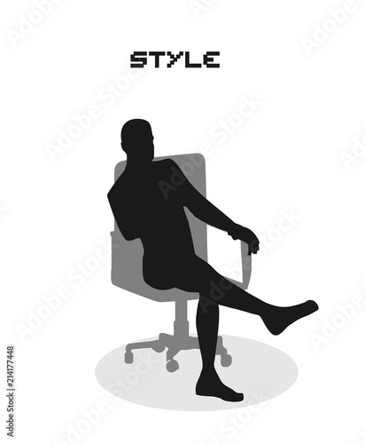 relax man in chair
