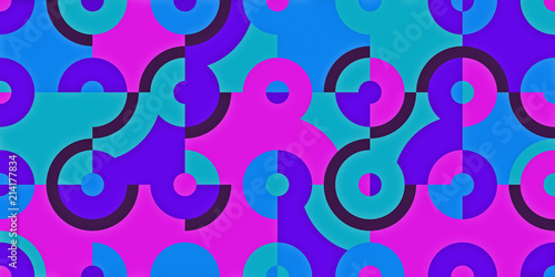 abstract colorful background of radial graphics geometric background. panoram...