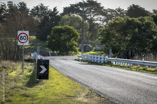 80km per hour speed sign