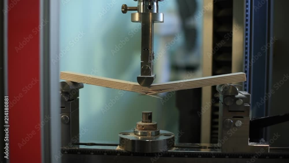 Equipment for mechanical testing of materials pushed on the piece of ...