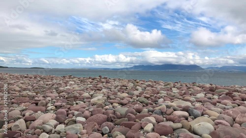 Mullrany beach in Ireland. Located south west of Mulranny Village and approximately 30km from Westport, Mulranny Beach is a popular, sandy beach great for relaxing, swimming and kayaking. photo