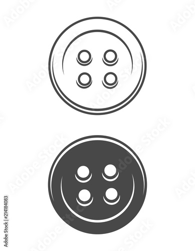 Vintage sewing buttons concept