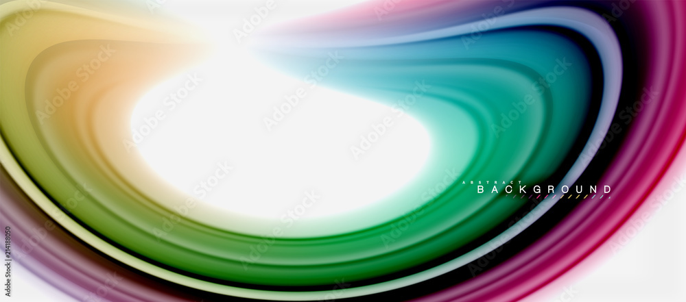 Rainbow fluid colors abstract background twisted liquid design, colorful marble or plastic wavy texture backdrop, multicolored template for business or technology presentation or web brochure cover Rainbow fluid colors abstract background twisted liquid design, colorful marble or plastic wavy texture backdrop, multicolored template for business or technology presentation or web brochure cover