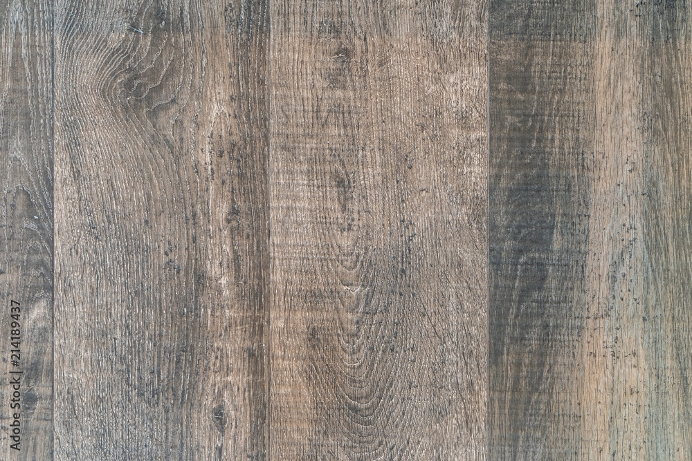 Naklejka premium Vintage Brown Wood Plank Wall. Wooden Texture Background.