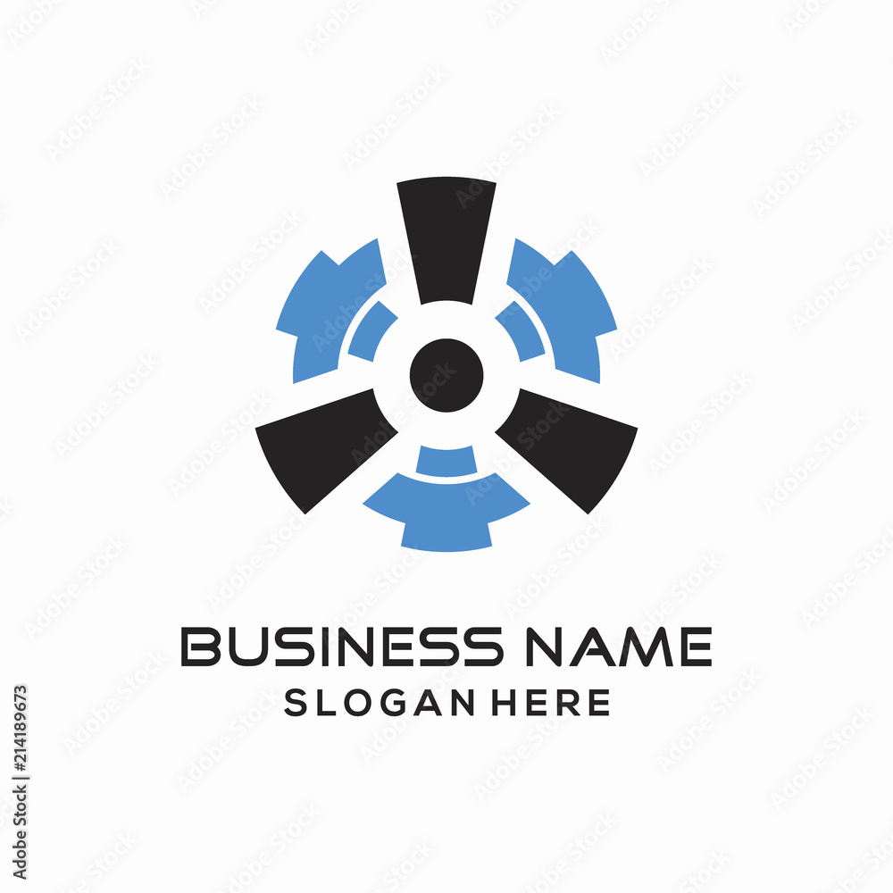 Circle Tech Logo Vector Design Template Circle Tech Logo Vector Design Template