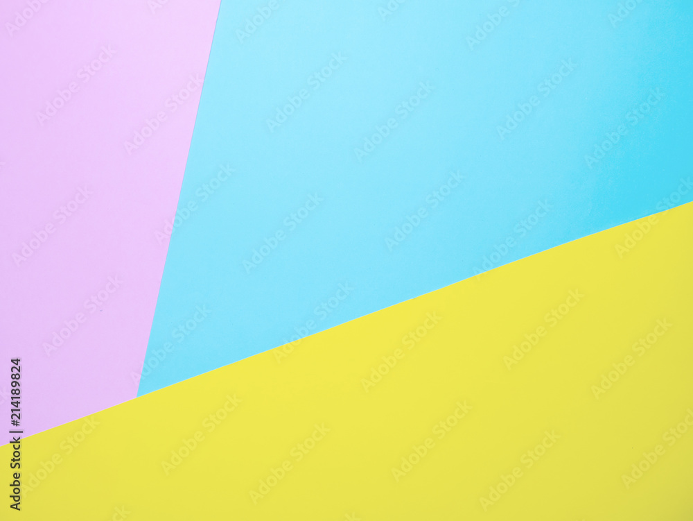 multi color background from paper of three different colors Stock Photo |  Adobe Stock