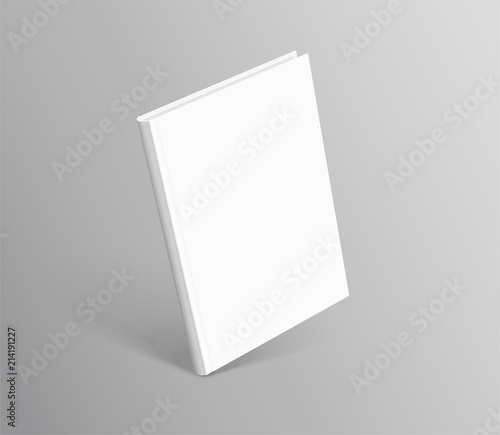 Hardcover book on grey