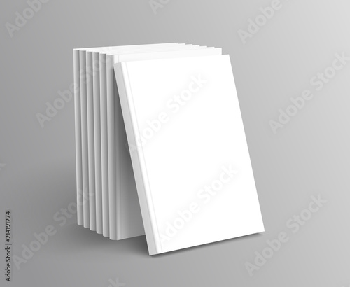 Hardcover books on grey