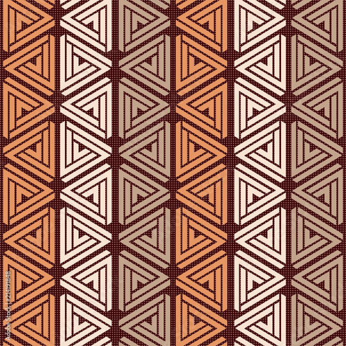 Seamless triangle pattern background

