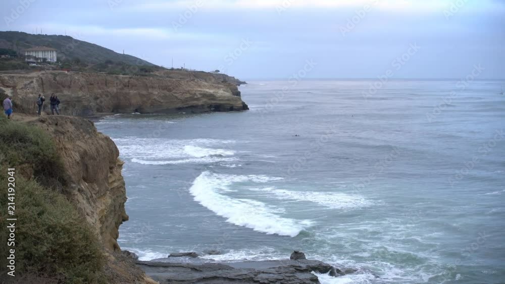 San Diego, JUN 27: The beautiful Sunset Cliffs Natural Park on JUN 27, 2018 at San Diego, California San Diego, JUN 27: The beautiful Sunset Cliffs Natural Park on JUN 27, 2018 at San Diego, California