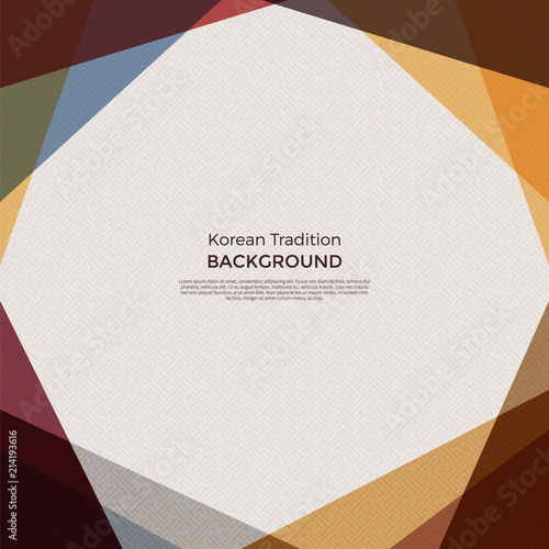 Korean traditional background & banner