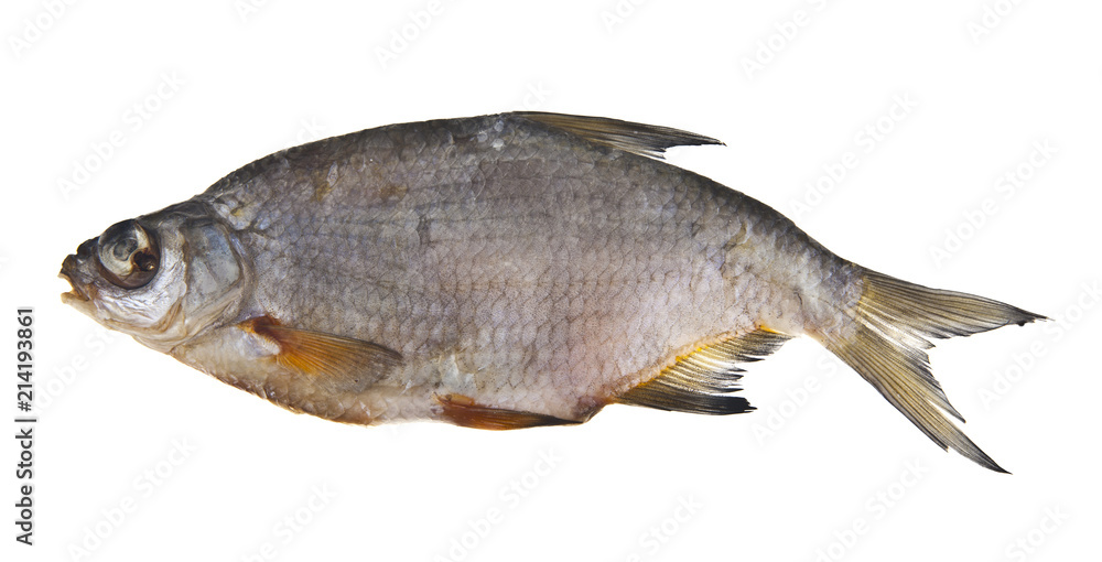 Dried, dried fish isolated on white background Dried, dried fish isolated on white background