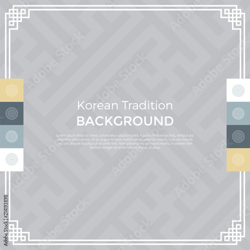 Korean traditional background & banner