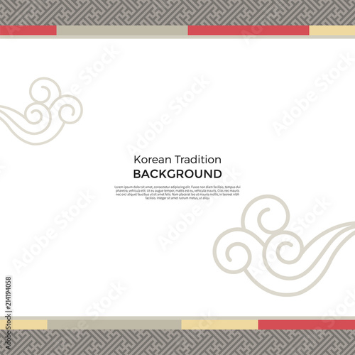 Korean traditional background & banner