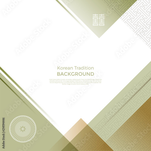 Korean traditional background & banner