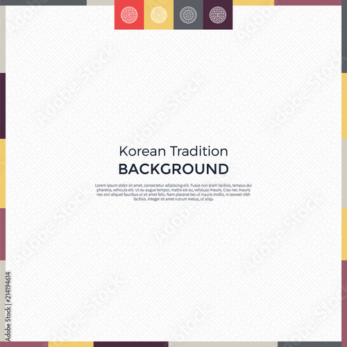 Korean traditional background & banner