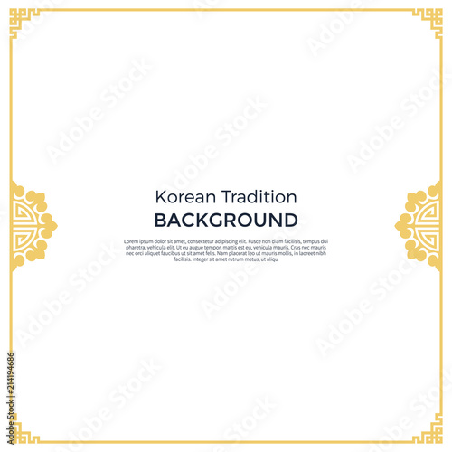 Korean traditional background & banner