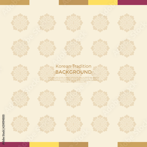 Korean traditional background & banner