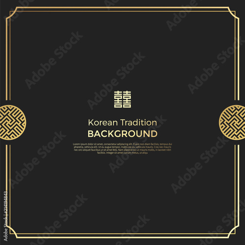 Korean traditional background & banner