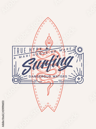 Surfing dangerous waters