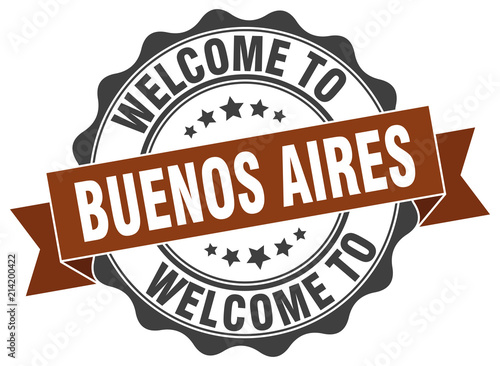 Buenos Aires round ribbon seal