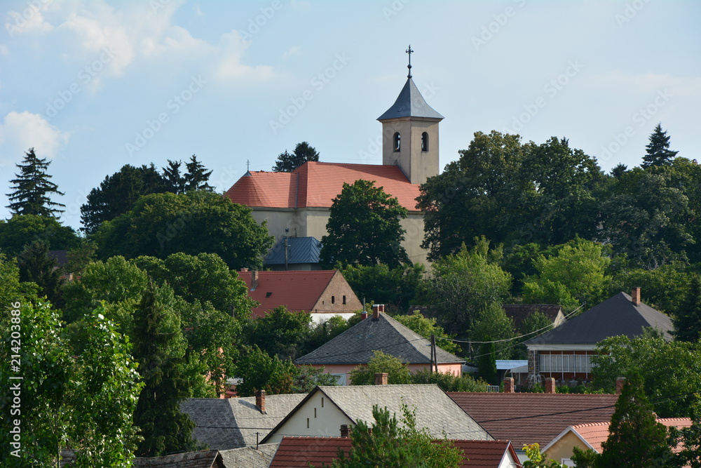 Fototapeta premium Kleines Dorf in Ungarn