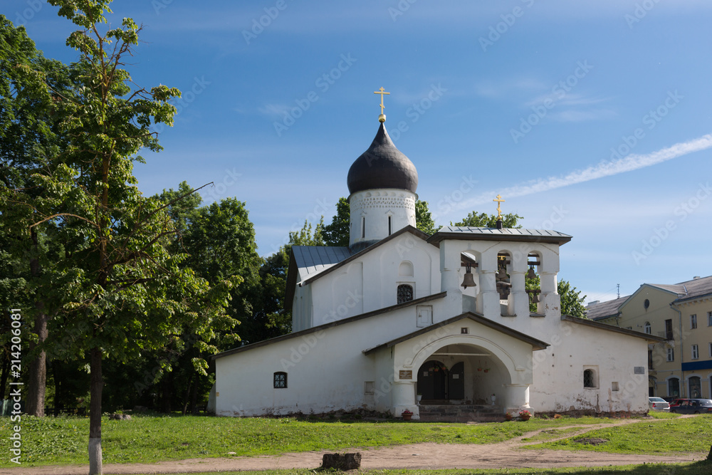 Ancient traditional Orthodox church, Pskov, Russia