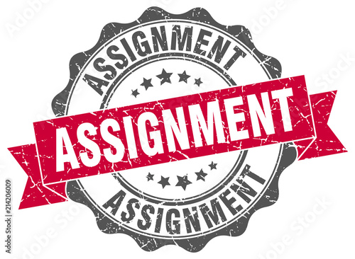 assignment stamp. sign. seal